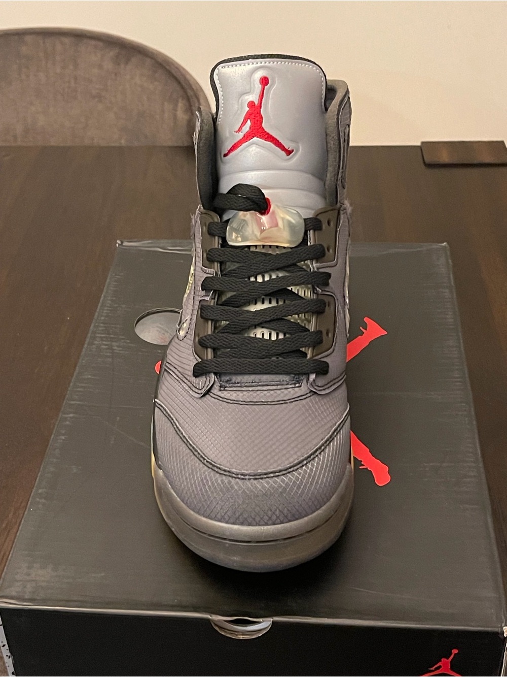 OFF WHITE JORDAN 5 SIZE 12 VNDS 100% authentic - Picture 3 of 6